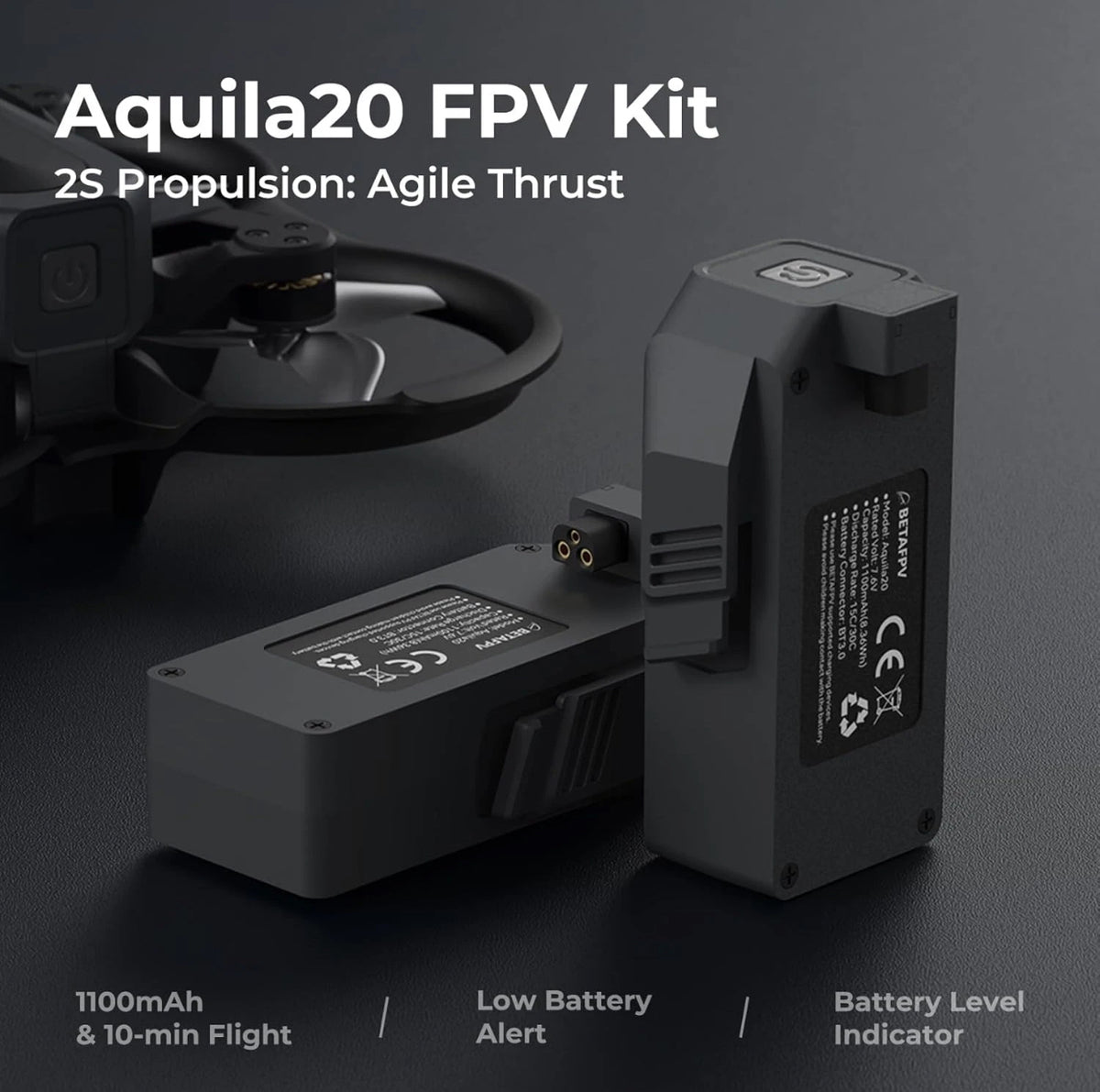 BETAFPV Aquila20 FPV Kit with LiteRadio 4 VR04 for Beginner to Pro Indoor Outdoor