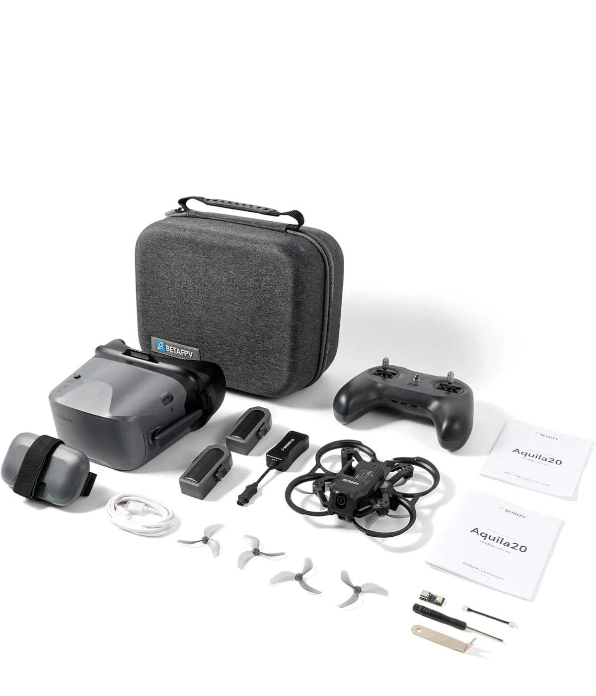 BETAFPV Aquila20 FPV Kit with LiteRadio 4 VR04 for Beginner to Pro Indoor Outdoor